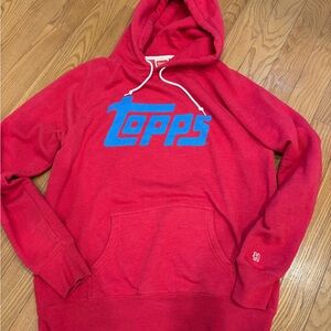 HOMAGE Red Topps Baseball Hoodie